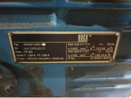 Type of compressor : HGX/1204-4S
